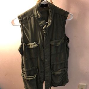 Olive Green Vest
